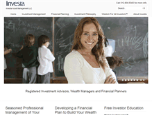 Tablet Screenshot of investa.com